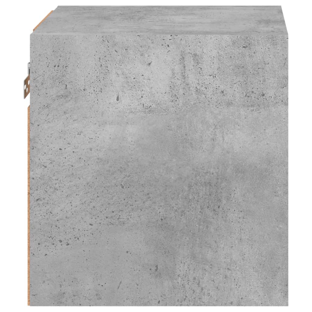 Tv-wandmeubel met LED-verlichting 30x28,5x30 cm betongrijs is nu te koop bij PeponiXL, paradijselijk wonen!