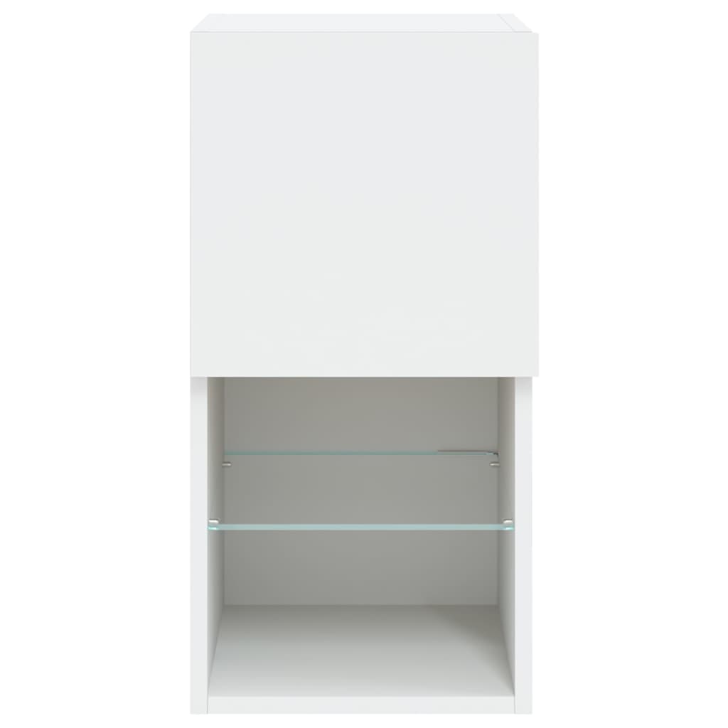 Tv-meubelen 2 st met LED-verlichting 30,5x30x60 cm wit is nu te koop bij PeponiXL, paradijselijk wonen!