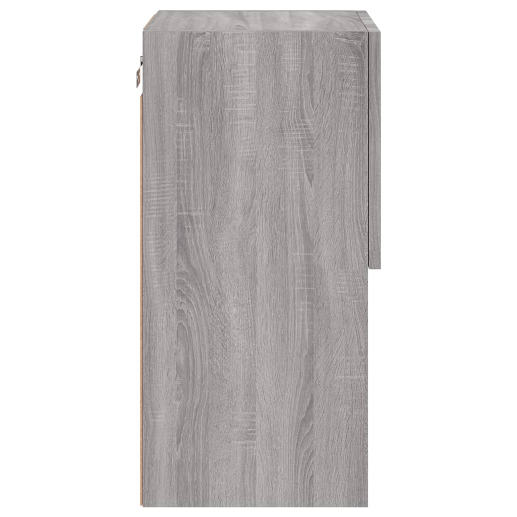 Tv-meubel met LED-verlichting 30,5x30x60 cm grijs sonoma eiken is nu te koop bij PeponiXL, paradijselijk wonen!