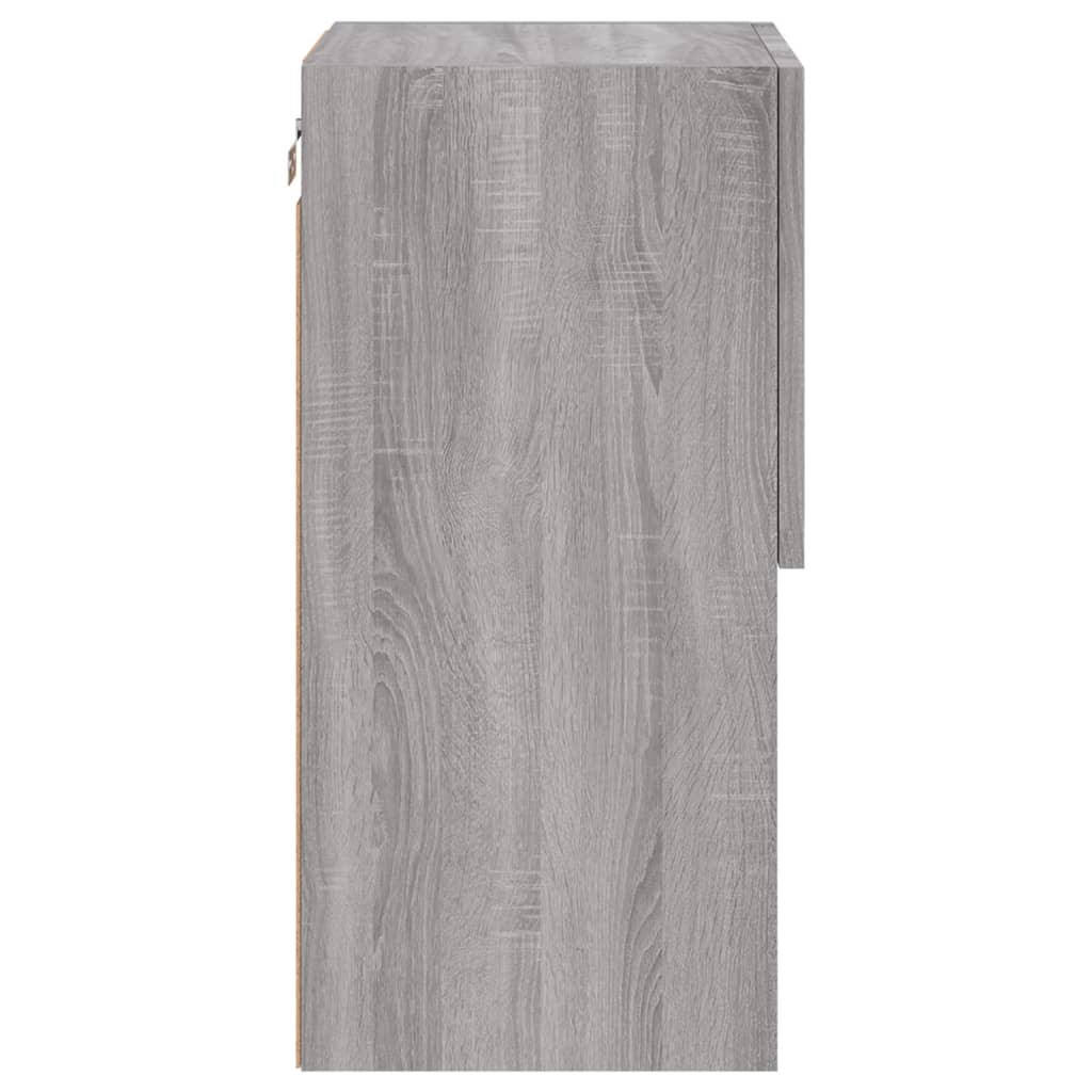Tv-meubelen 2 st met LED-verlichting 30,5x30x60 cm grijs sonoma is nu te koop bij PeponiXL, paradijselijk wonen!