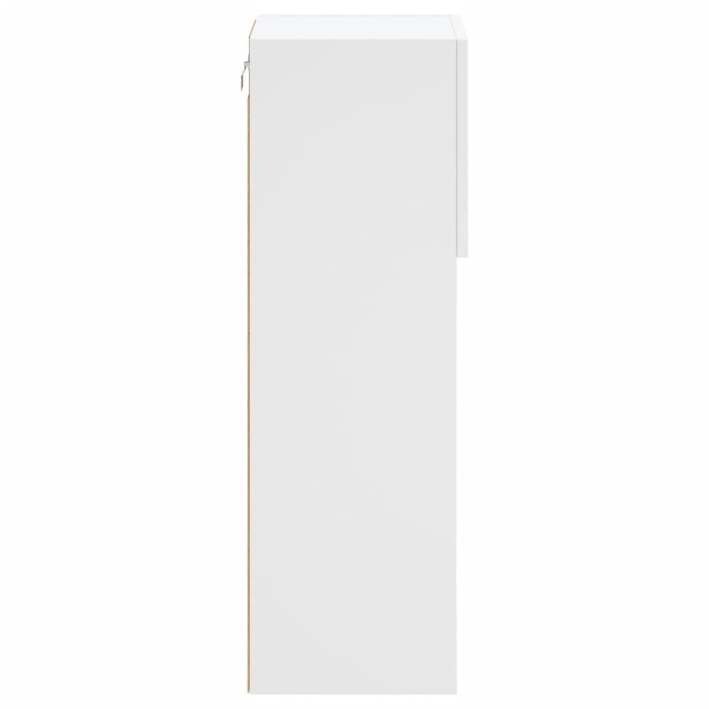 Tv-meubel met LED-verlichting 30,5x30x90 cm wit is nu te koop bij PeponiXL, paradijselijk wonen!