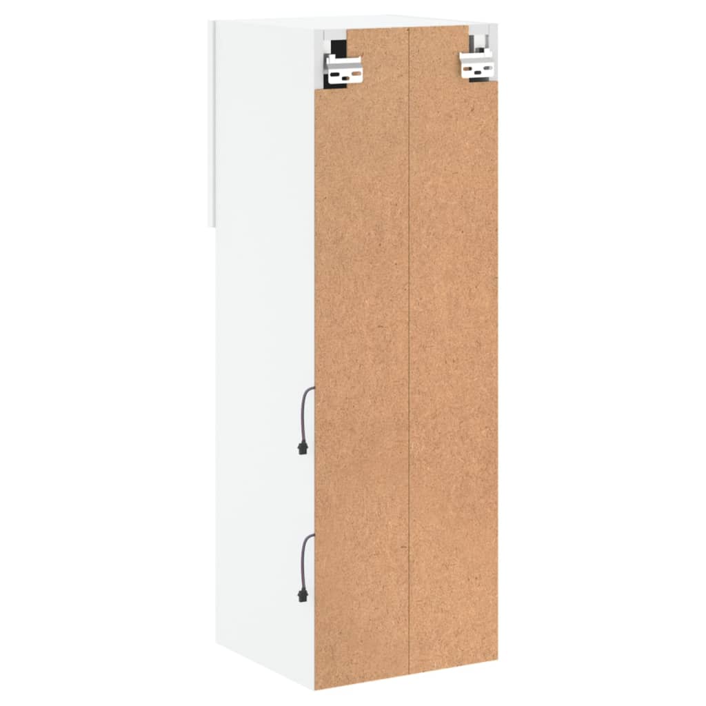 Tv-meubel met LED-verlichting 30,5x30x90 cm wit is nu te koop bij PeponiXL, paradijselijk wonen!