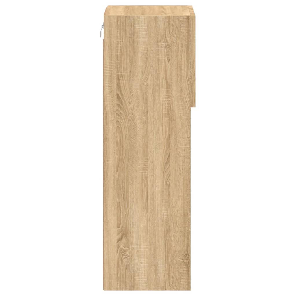 Tv-meubels met LED-verlichting 2 st 30,5x30x90 cm sonoma eiken is nu te koop bij PeponiXL, paradijselijk wonen!