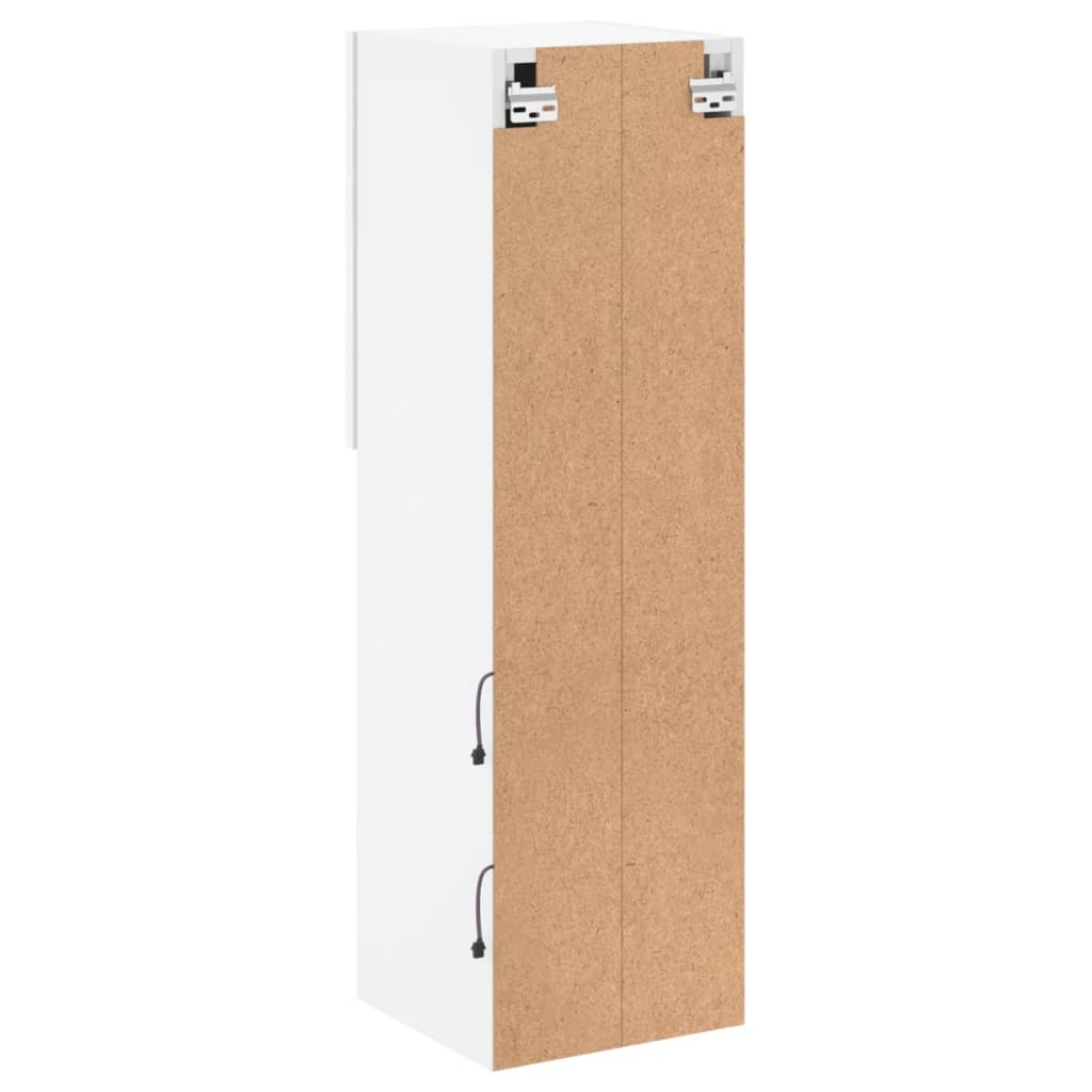 Tv-meubel met LED-verlichting 30,5x30x102 cm wit is nu te koop bij PeponiXL, paradijselijk wonen!