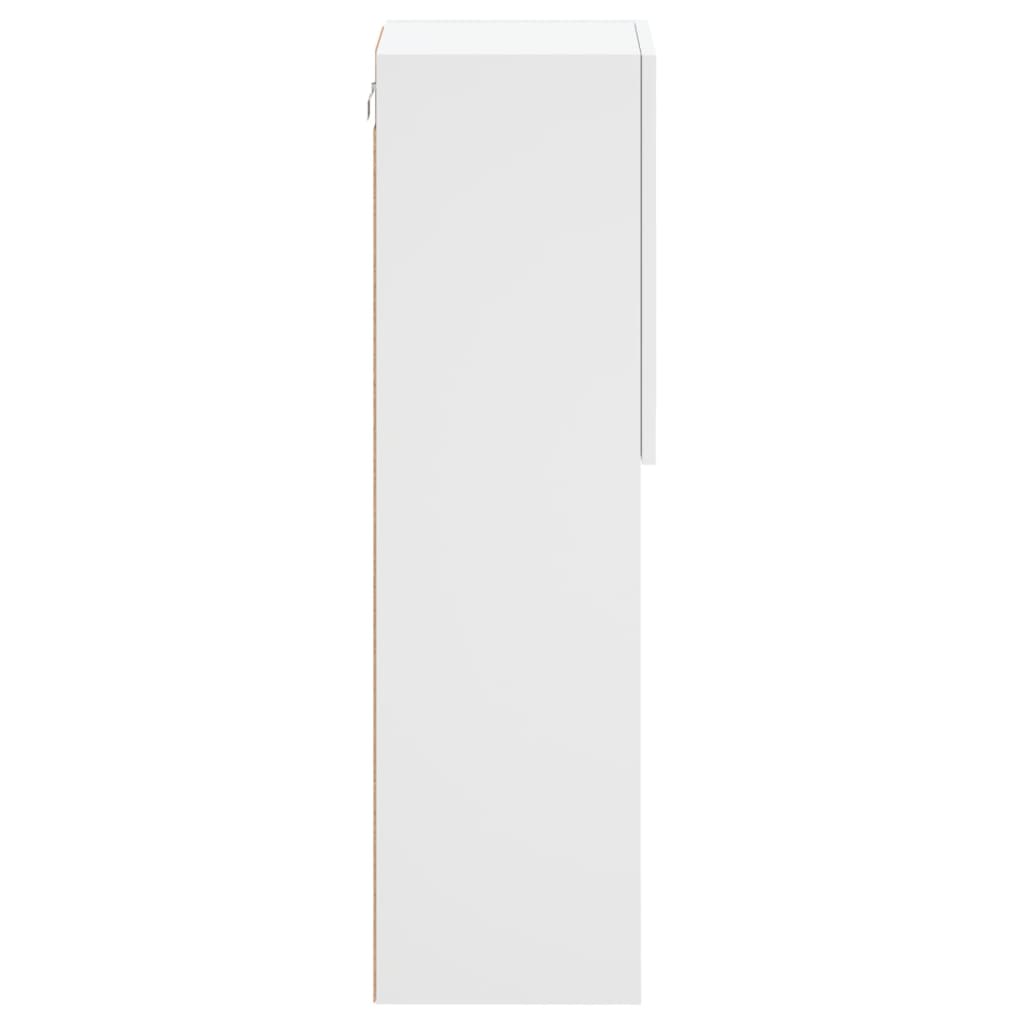 Tv-meubels met LED-verlichting 2 st 30,5x30x102 cm wit is nu te koop bij PeponiXL, paradijselijk wonen!