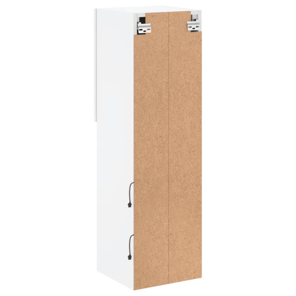 Tv-meubels met LED-verlichting 2 st 30,5x30x102 cm wit is nu te koop bij PeponiXL, paradijselijk wonen!