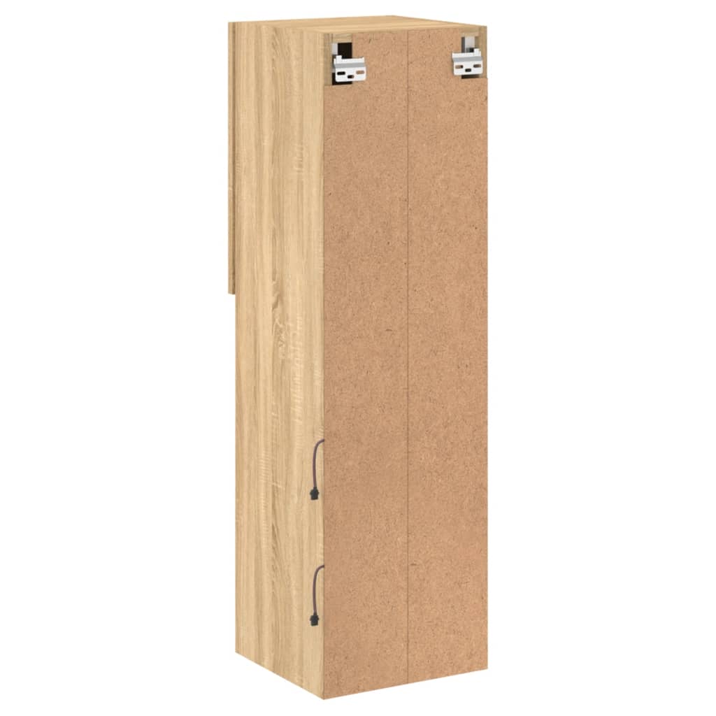 Tv-meubels met LED-verlichting 2 st 30,5x30x102 cm sonoma eiken is nu te koop bij PeponiXL, paradijselijk wonen!