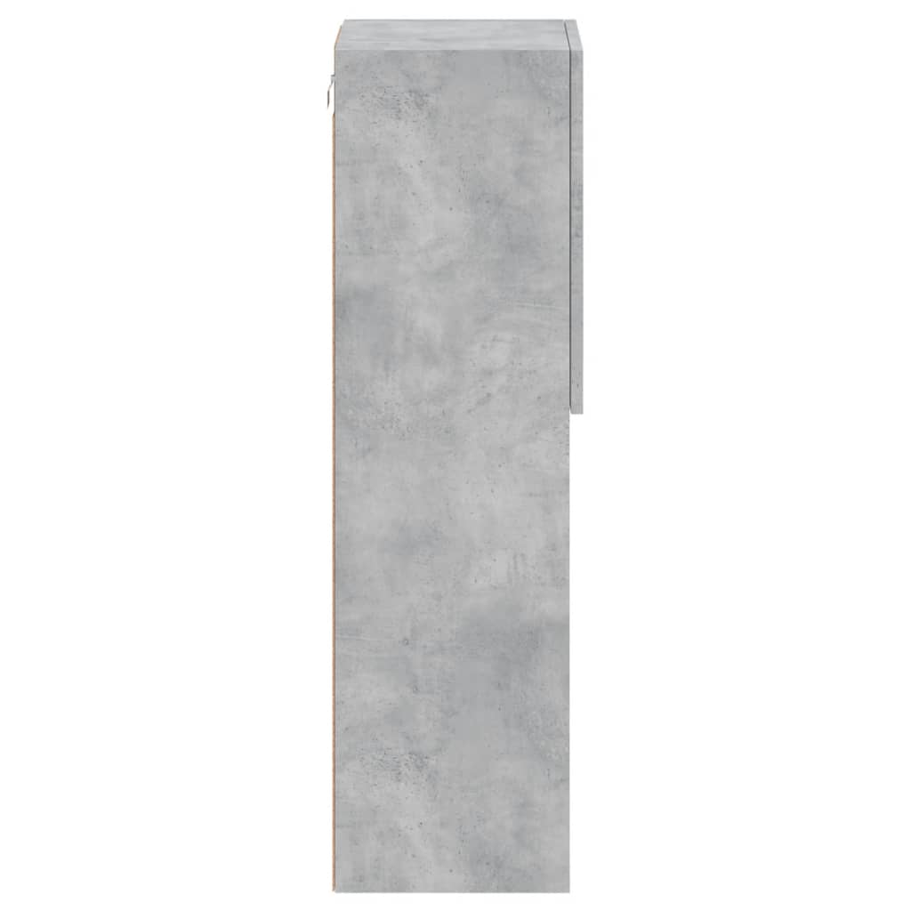 Tv-meubel met LED-verlichting 30,5x30x102 cm betongrijs is nu te koop bij PeponiXL, paradijselijk wonen!