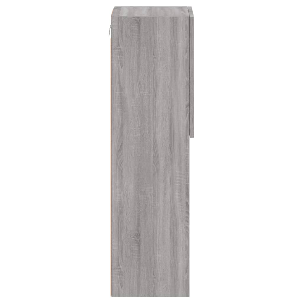 Tv-meubel met LED-verlichting 30,5x30x102 cm grijs sonoma eiken is nu te koop bij PeponiXL, paradijselijk wonen!