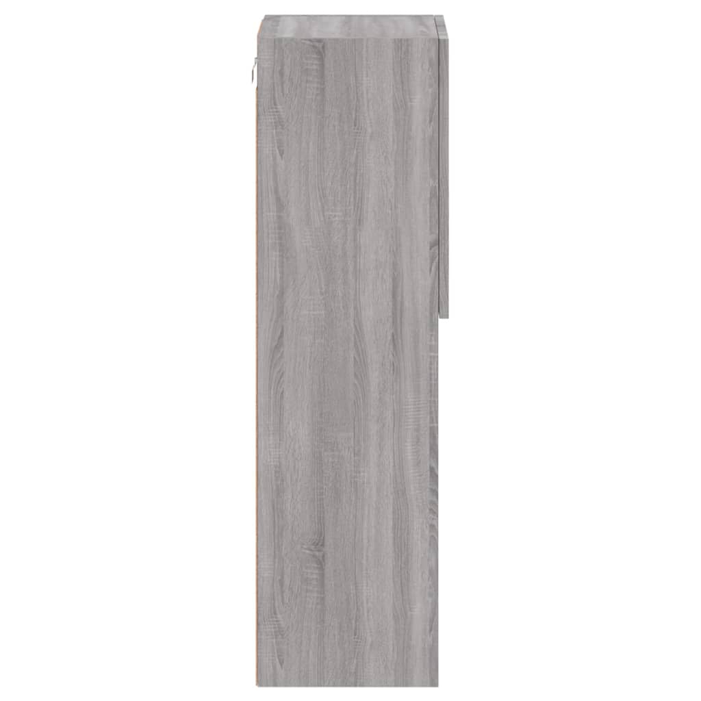 Tv-meubels met LED-verlichting 2 st 30,5x30x102 cm grijs sonoma is nu te koop bij PeponiXL, paradijselijk wonen!