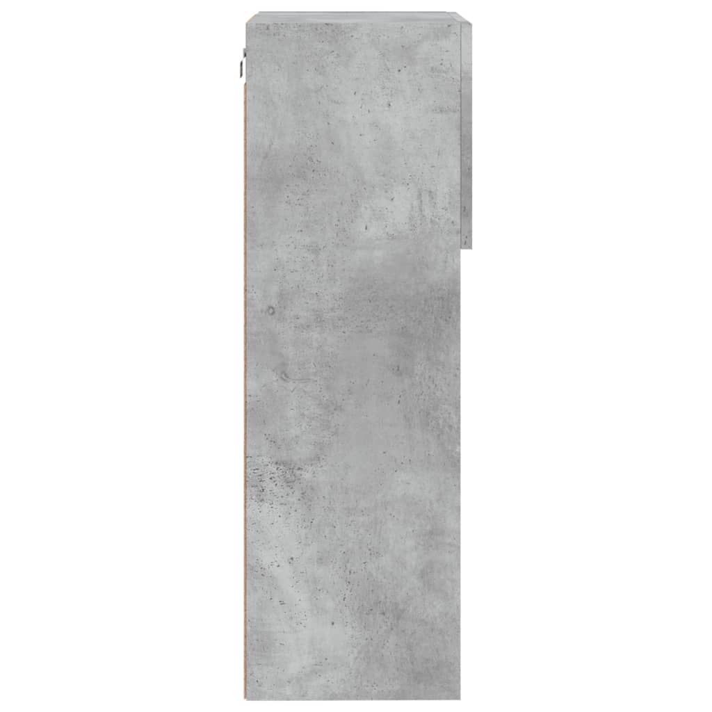 Tv-meubel met LED-verlichting 40,5x30x90 cm betongrijs is nu te koop bij PeponiXL, paradijselijk wonen!