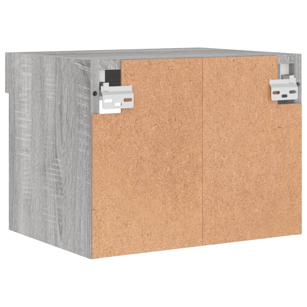 Nachtkastjes met LED's 2 st wandgemonteerd grijs sonoma eiken is nu te koop bij PeponiXL, paradijselijk wonen!