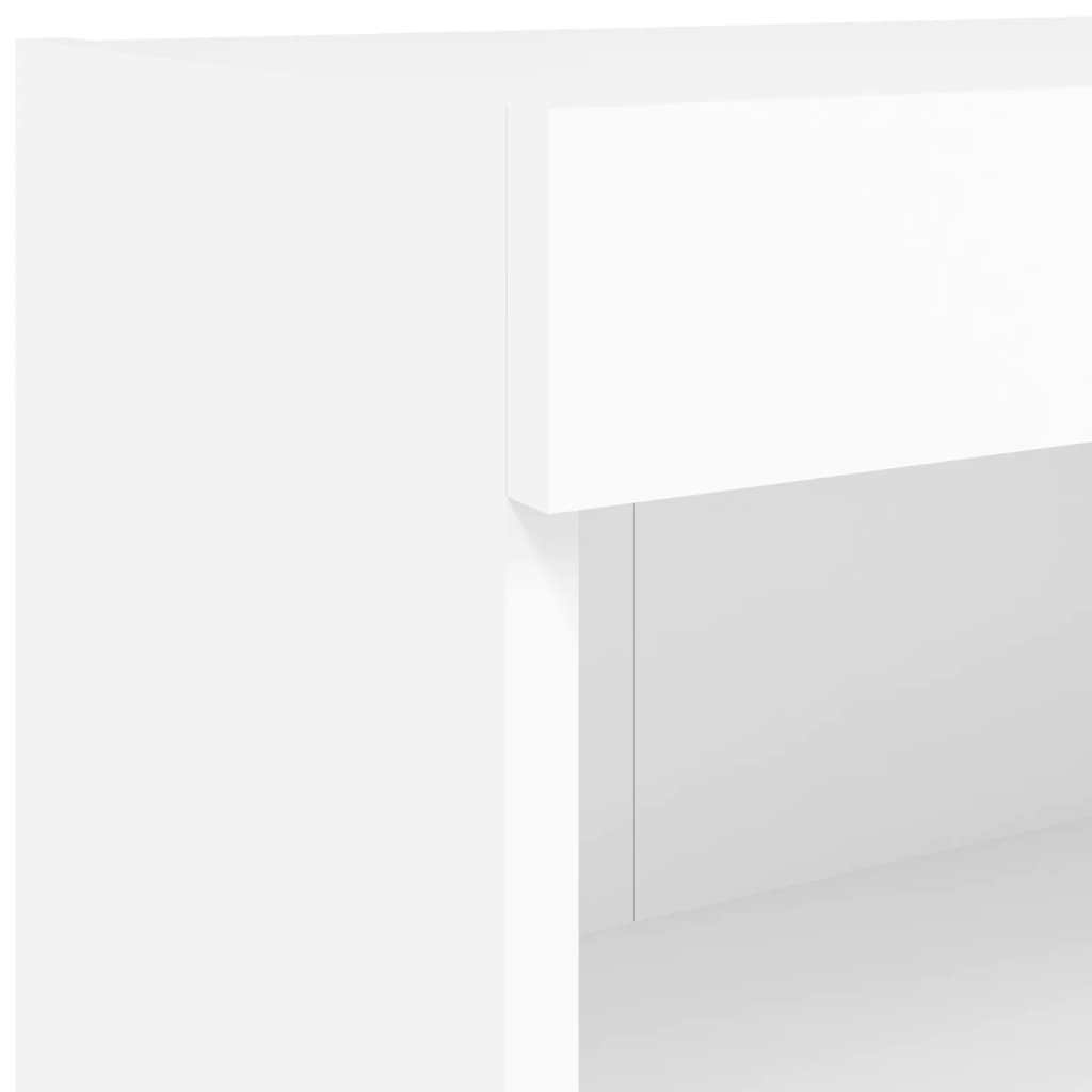 Tv-meubels met LED-verlichting 2 st 60x30x30 cm wit is nu te koop bij PeponiXL, paradijselijk wonen!