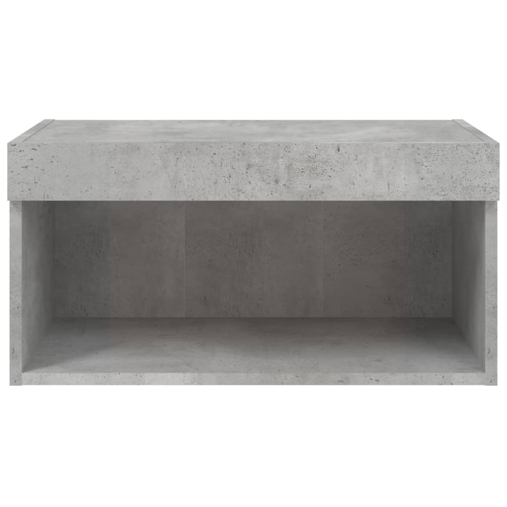 Tv-meubel met LED-verlichting 60x30x30 cm betongrijs is nu te koop bij PeponiXL, paradijselijk wonen!