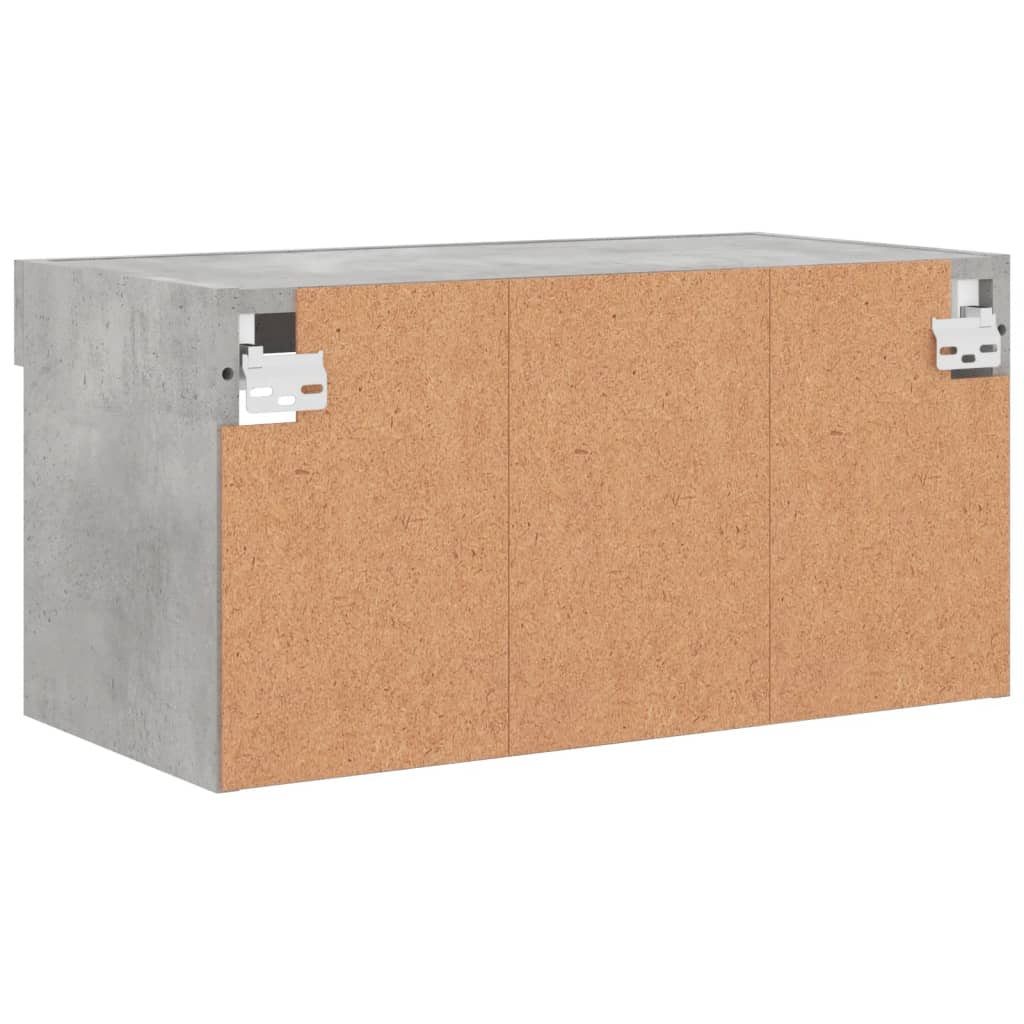 Tv-meubel met LED-verlichting 60x30x30 cm betongrijs is nu te koop bij PeponiXL, paradijselijk wonen!