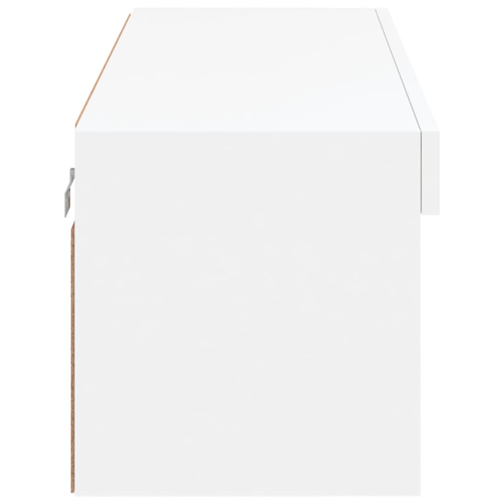 Tv-meubel met LED-verlichting 100x30x30 cm wit is nu te koop bij PeponiXL, paradijselijk wonen!