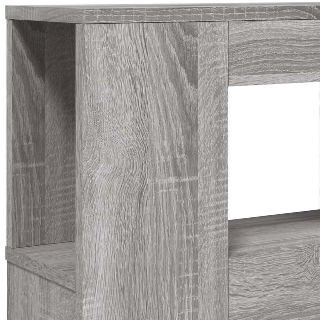 Hoofdeinde met LED 120x18,5x103,5 cm bewerkt hout grijs sonoma is nu te koop bij PeponiXL, paradijselijk wonen!
