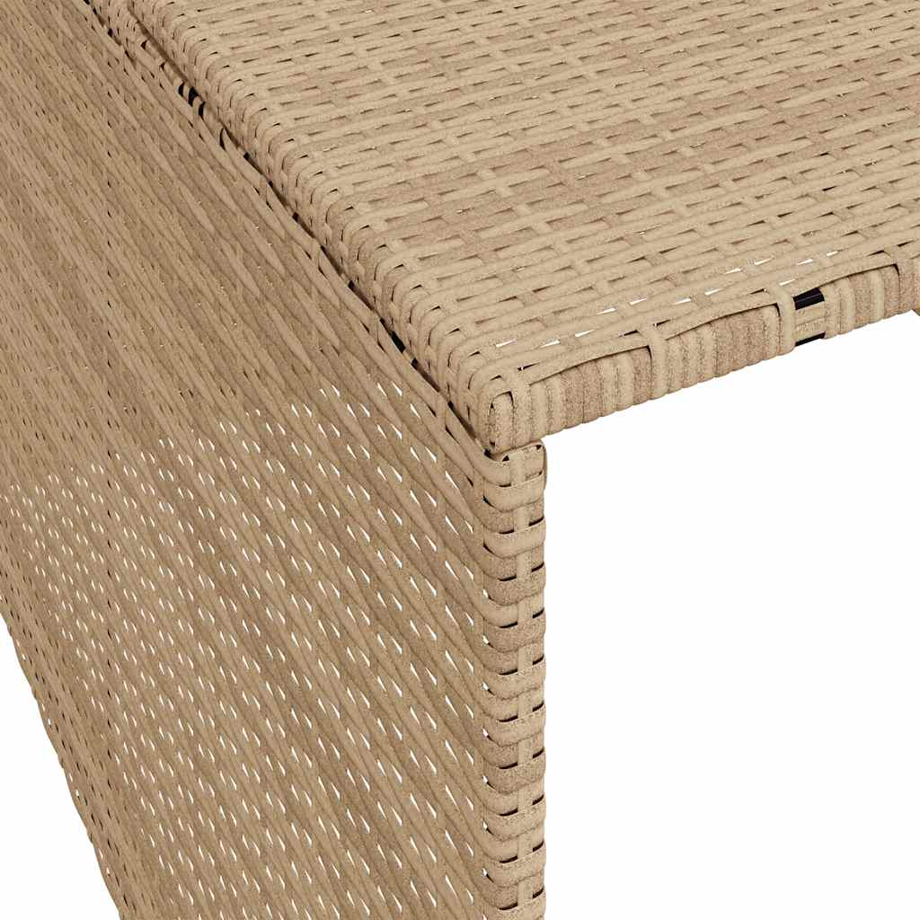 Garage voor robotmaaier 86x90x52/57 cm poly rattan beige is nu te koop bij PeponiXL, paradijselijk wonen!