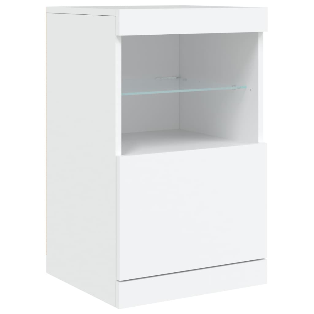 Dressoir met LED-verlichting 162x37x67 cm wit is nu te koop bij PeponiXL, paradijselijk wonen!