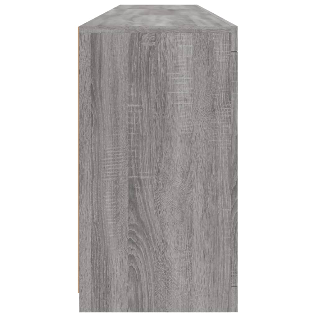Dressoir met LED-verlichting 181,5x37x678 cm grijs sonoma eiken is nu te koop bij PeponiXL, paradijselijk wonen!