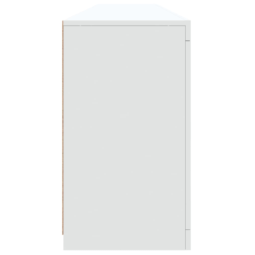 Dressoir met LED-verlichting 202x37x67 cm wit is nu te koop bij PeponiXL, paradijselijk wonen!