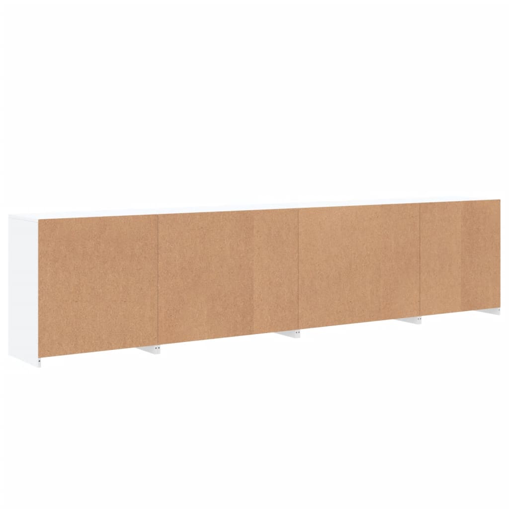Dressoir met LED-verlichting 283x37x67 cm wit is nu te koop bij PeponiXL, paradijselijk wonen!