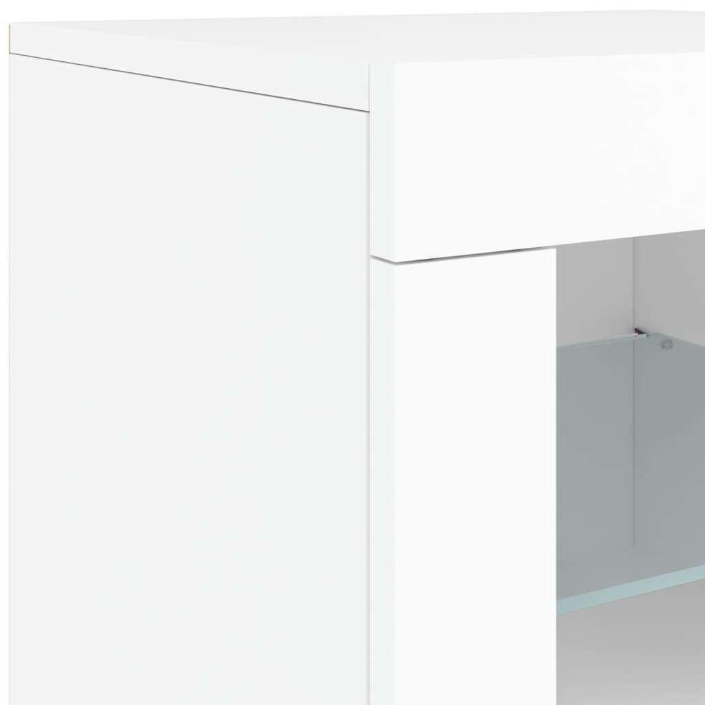 Dressoir met LED-verlichting 162x37x67 cm wit is nu te koop bij PeponiXL, paradijselijk wonen!