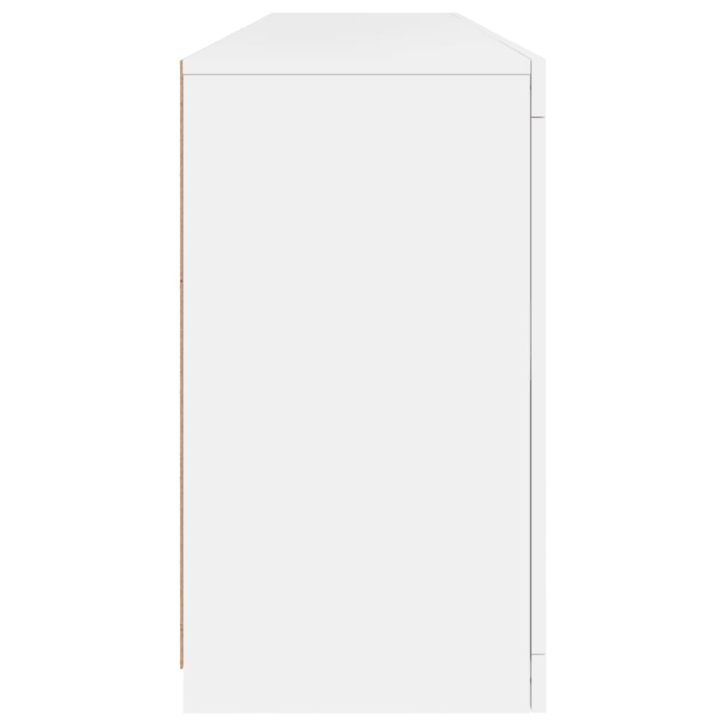 Dressoir met LED-verlichting 164x37x67 cm wit is nu te koop bij PeponiXL, paradijselijk wonen!