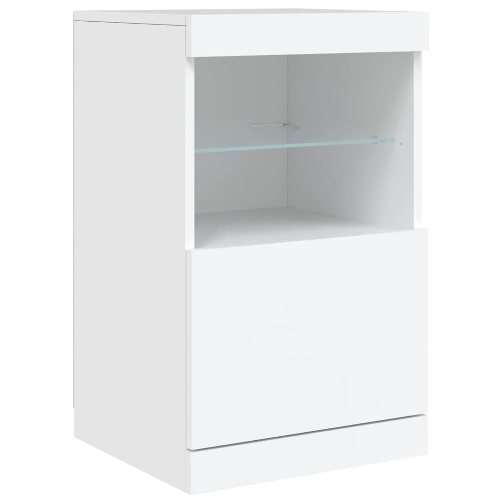 Dressoir met LED-verlichting 164x37x67 cm wit is nu te koop bij PeponiXL, paradijselijk wonen!