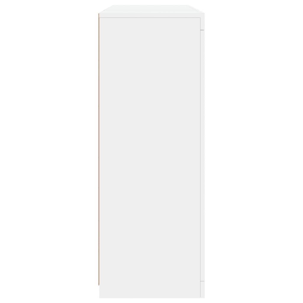 Dressoirs met LED-verlichting 3 st bewerkt hout wit is nu te koop bij PeponiXL, paradijselijk wonen!