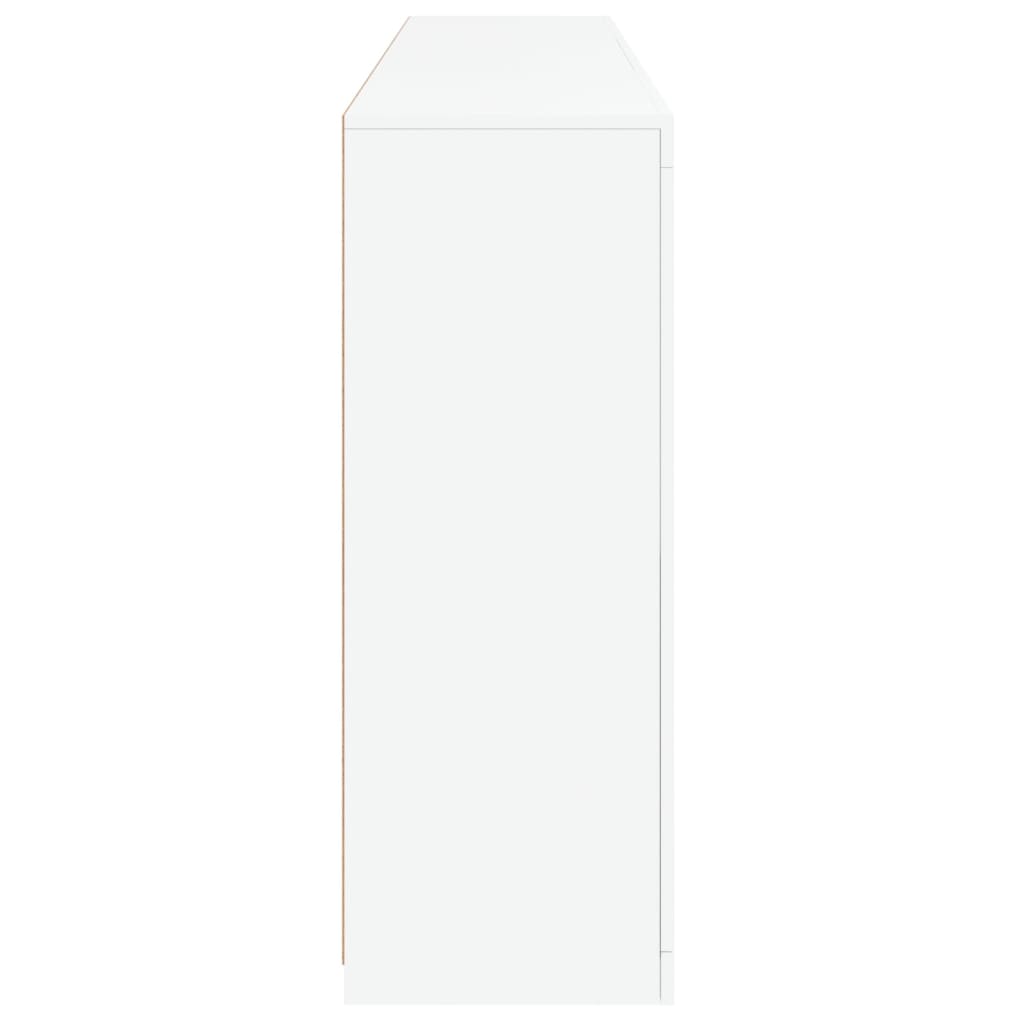Dressoir met LED-verlichting 181,5x37x100 cm wit is nu te koop bij PeponiXL, paradijselijk wonen!