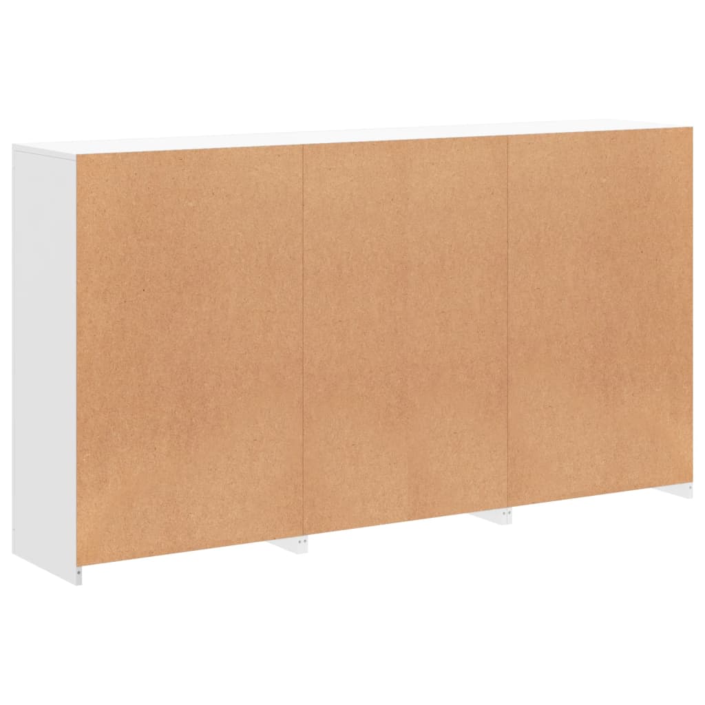Dressoir met LED-verlichting 181,5x37x100 cm wit is nu te koop bij PeponiXL, paradijselijk wonen!