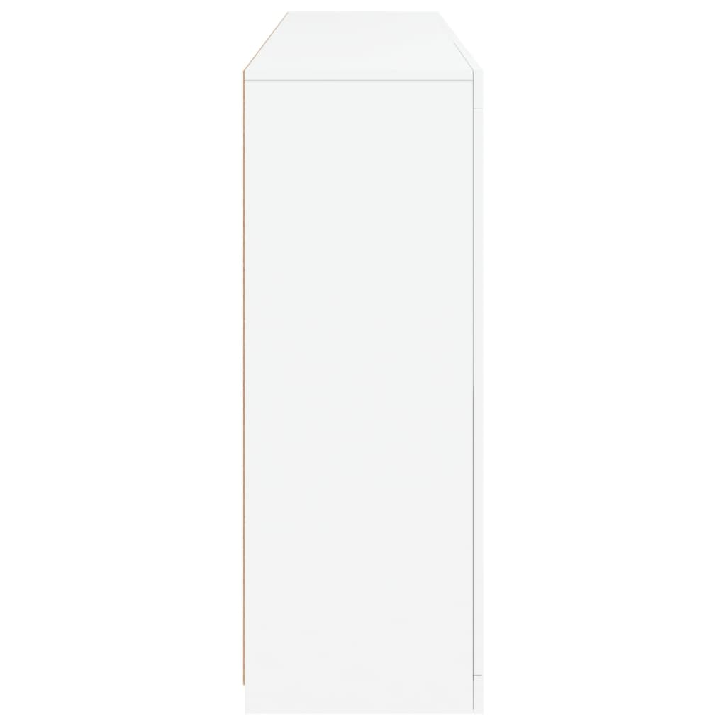 Dressoir met LED-verlichting 162x37x100 cm wit is nu te koop bij PeponiXL, paradijselijk wonen!