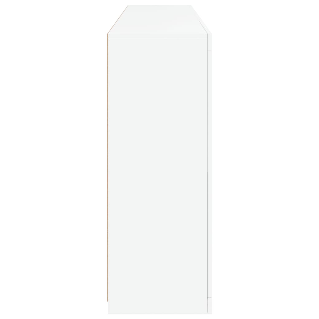 Dressoir met LED-verlichting 181,5x37x100 cm wit is nu te koop bij PeponiXL, paradijselijk wonen!