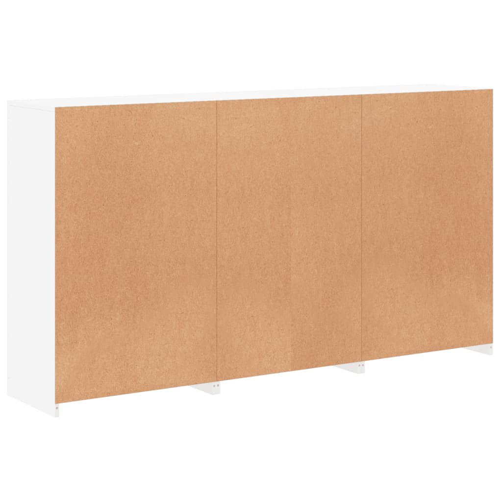 Dressoir met LED-verlichting 181,5x37x100 cm wit is nu te koop bij PeponiXL, paradijselijk wonen!