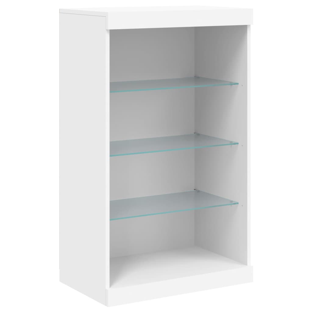 Dressoir met LED-verlichting 181,5x37x100 cm wit is nu te koop bij PeponiXL, paradijselijk wonen!