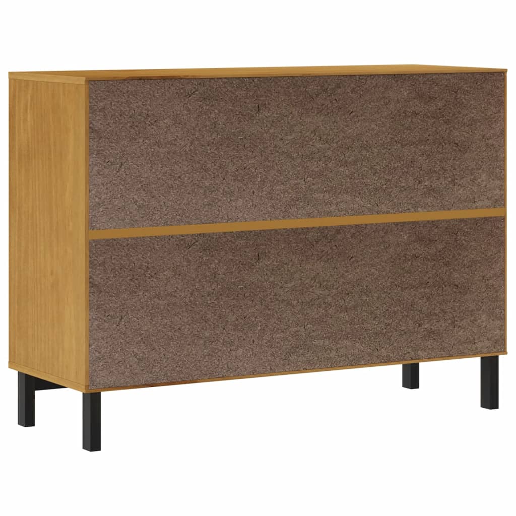 Ladekast FLAM 110x40x80 cm massief grenenhout is nu te koop bij PeponiXL, paradijselijk wonen!