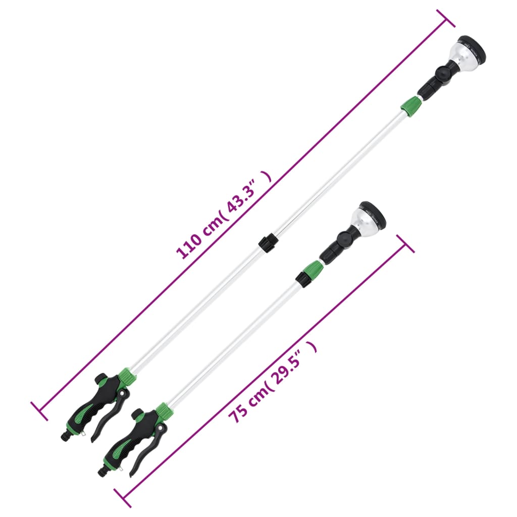 Spuitlans telescopisch met 10 patronen van 75-110 cm is nu te koop bij PeponiXL, paradijselijk wonen!