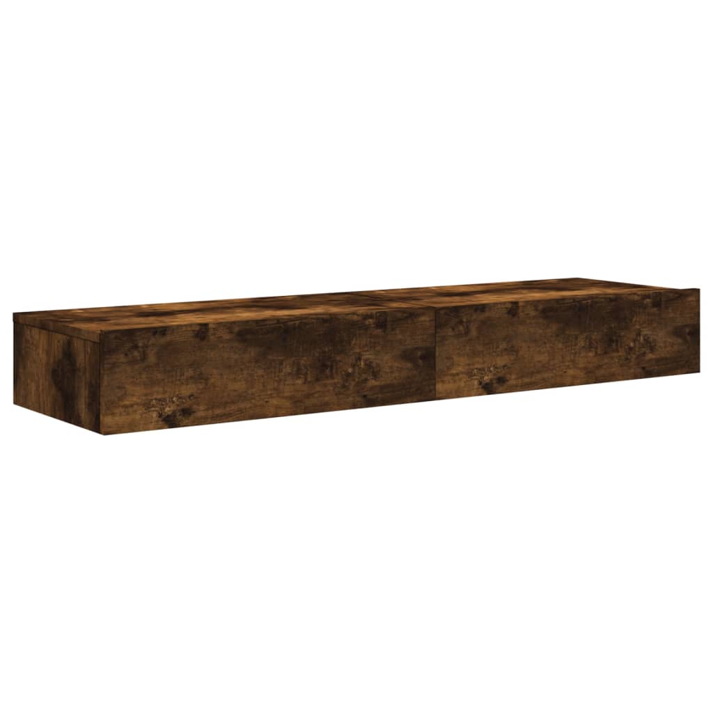 Tv-meubels 2 st met LED 60x35x15,5 cm gerookt eikenkleur is nu te koop bij PeponiXL, paradijselijk wonen!
