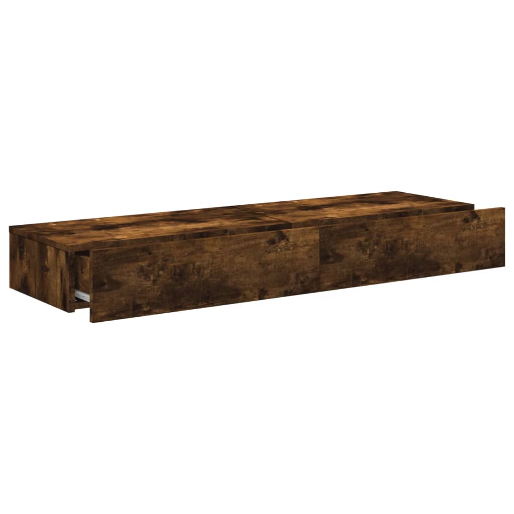 Tv-meubels 2 st met LED 60x35x15,5 cm gerookt eikenkleur is nu te koop bij PeponiXL, paradijselijk wonen!