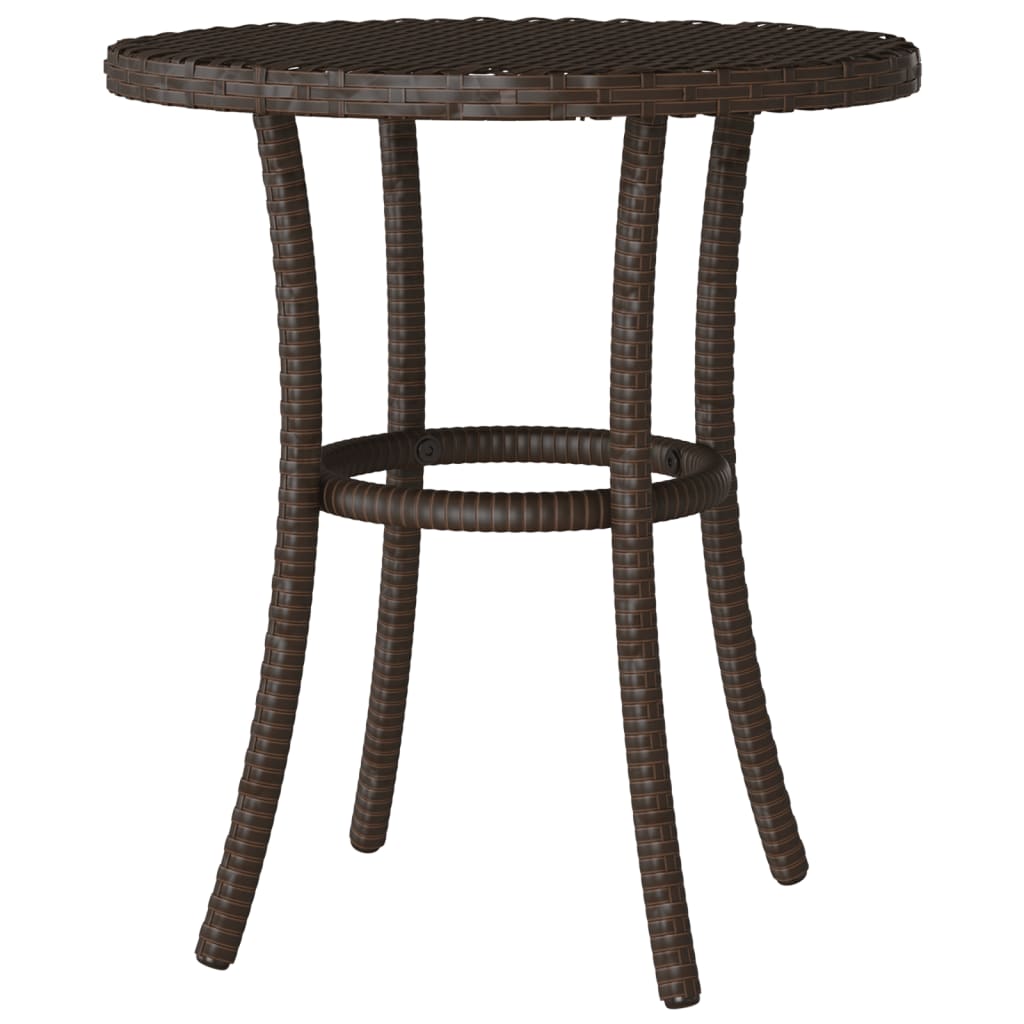3-delige Bistroset met kussens poly rattan bruin is nu te koop bij PeponiXL, paradijselijk wonen!