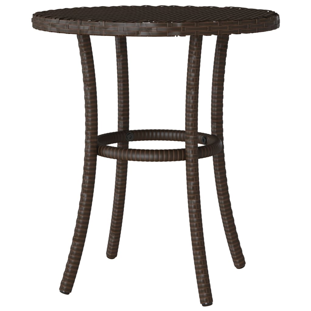 3-delige Bistroset met kussens poly rattan bruin is nu te koop bij PeponiXL, paradijselijk wonen!