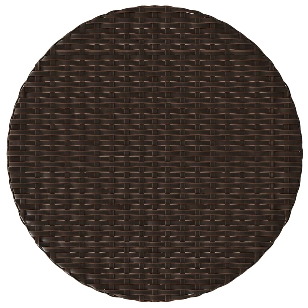 3-delige Bistroset met kussens poly rattan bruin is nu te koop bij PeponiXL, paradijselijk wonen!