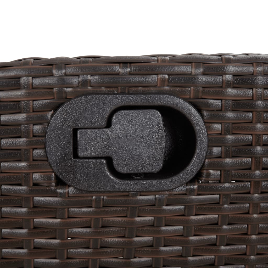 3-delige Bistroset met kussens poly rattan bruin is nu te koop bij PeponiXL, paradijselijk wonen!