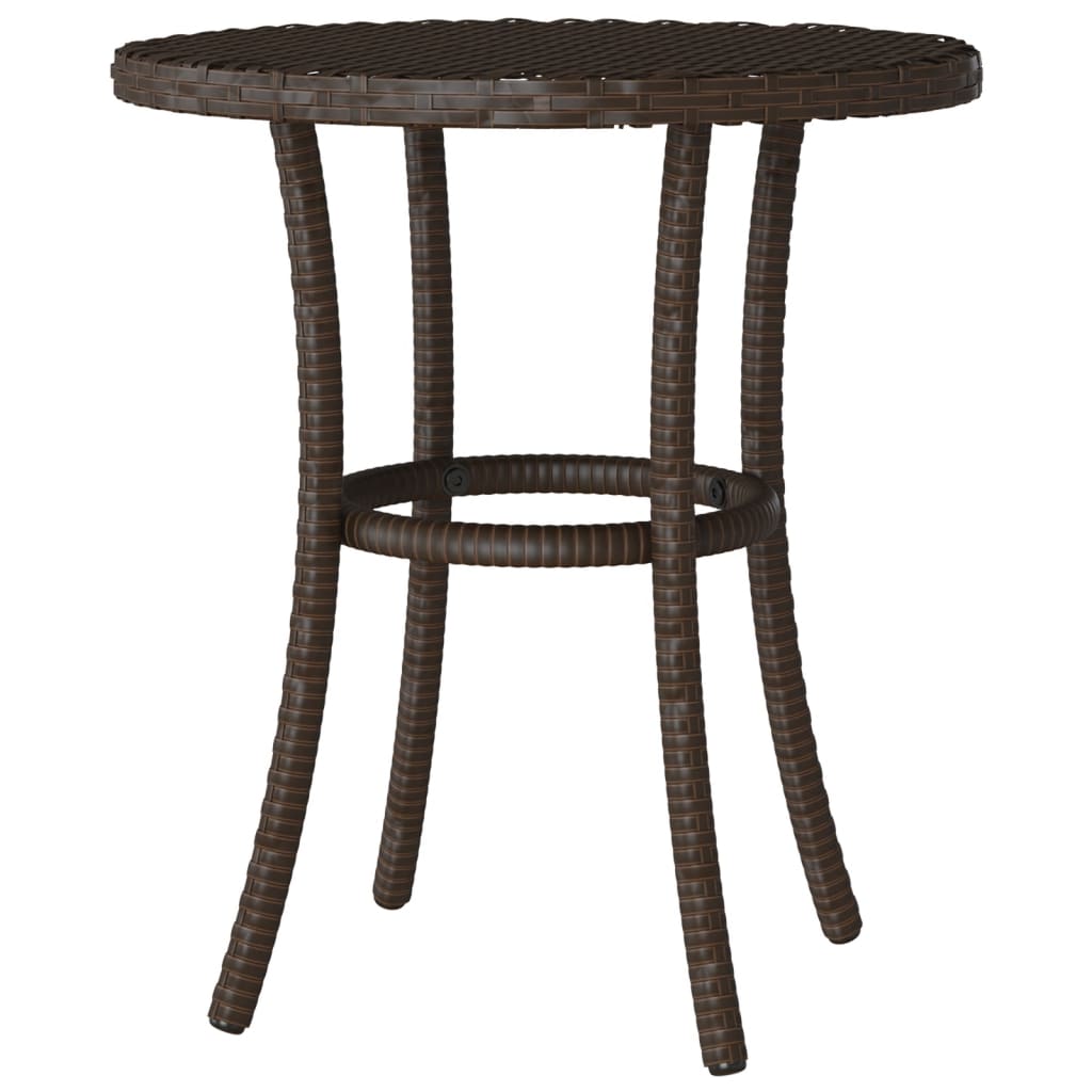 3-delige Bistroset met kussens poly rattan bruin is nu te koop bij PeponiXL, paradijselijk wonen!