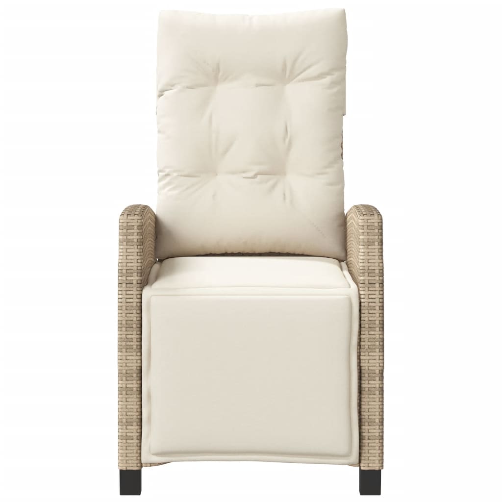 3-delige Bistroset met kussens poly rattan beige is nu te koop bij PeponiXL, paradijselijk wonen!