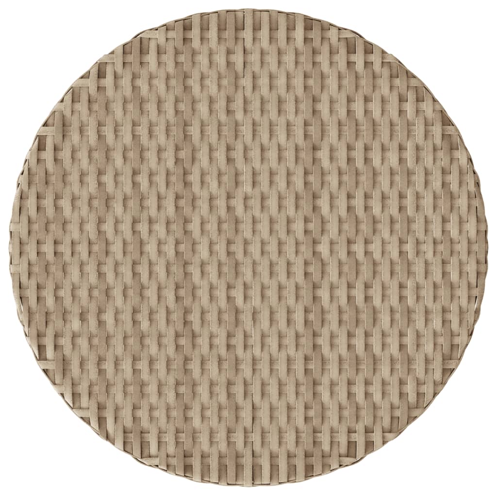 3-delige Bistroset met kussens poly rattan gemengd beige is nu te koop bij PeponiXL, paradijselijk wonen!
