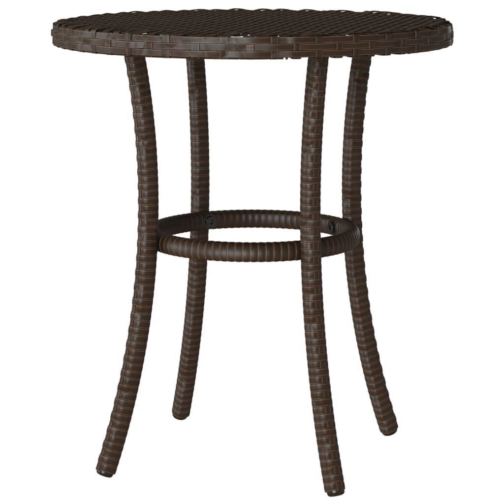 3-delige Bistroset met kussens poly rattan bruin is nu te koop bij PeponiXL, paradijselijk wonen!