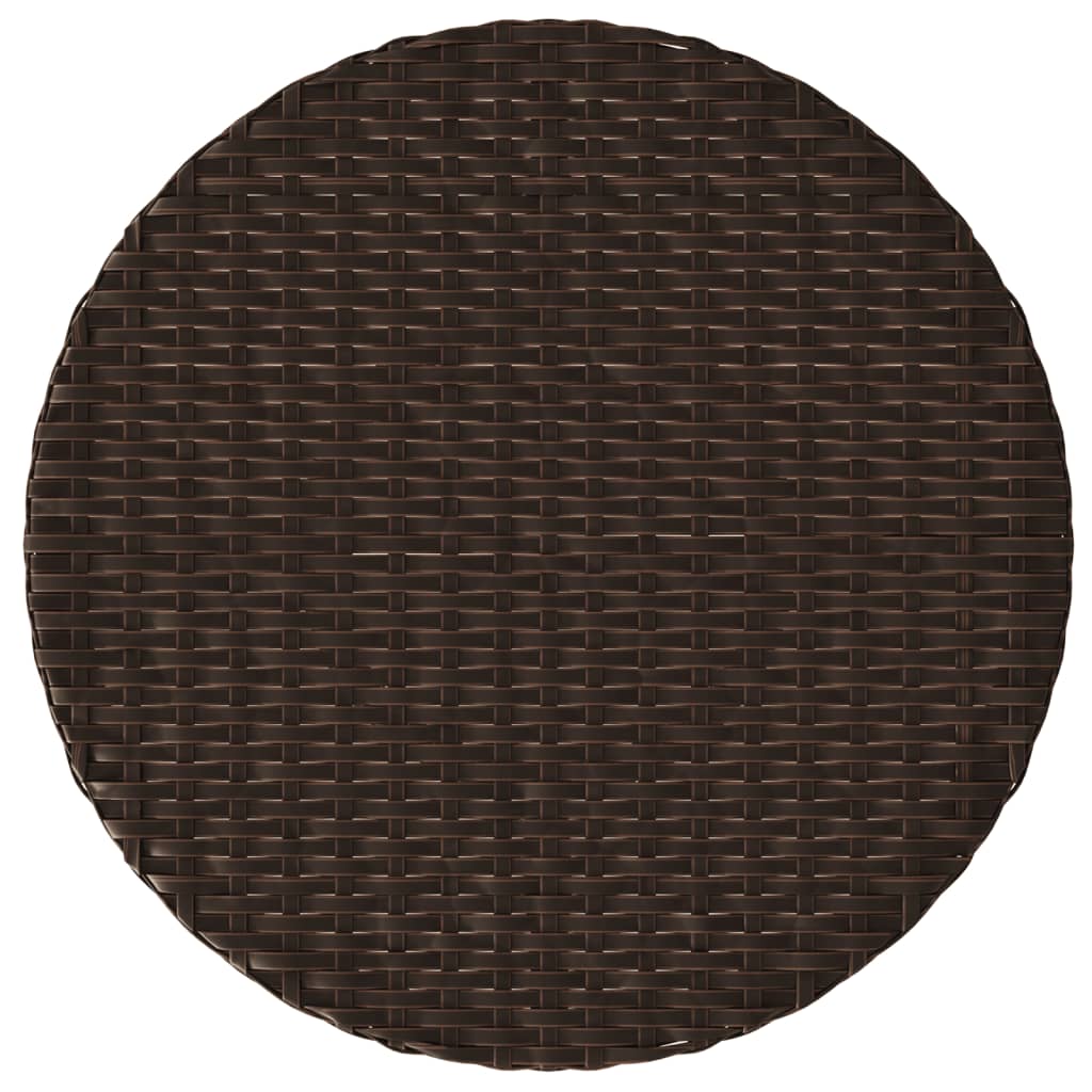 3-delige Bistroset met kussens poly rattan bruin is nu te koop bij PeponiXL, paradijselijk wonen!