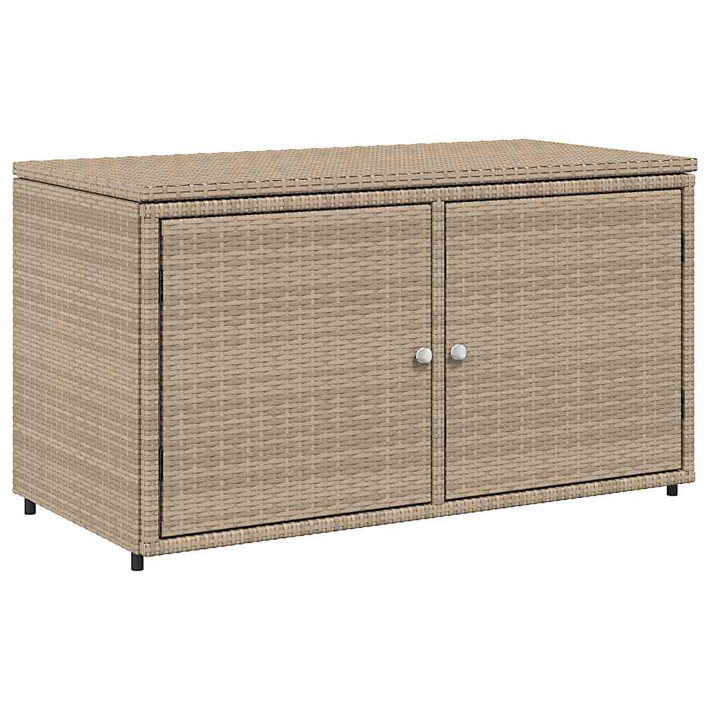 Tuinkast 110x55x60,5 cm poly rattan beige is nu te koop bij PeponiXL, paradijselijk wonen!
